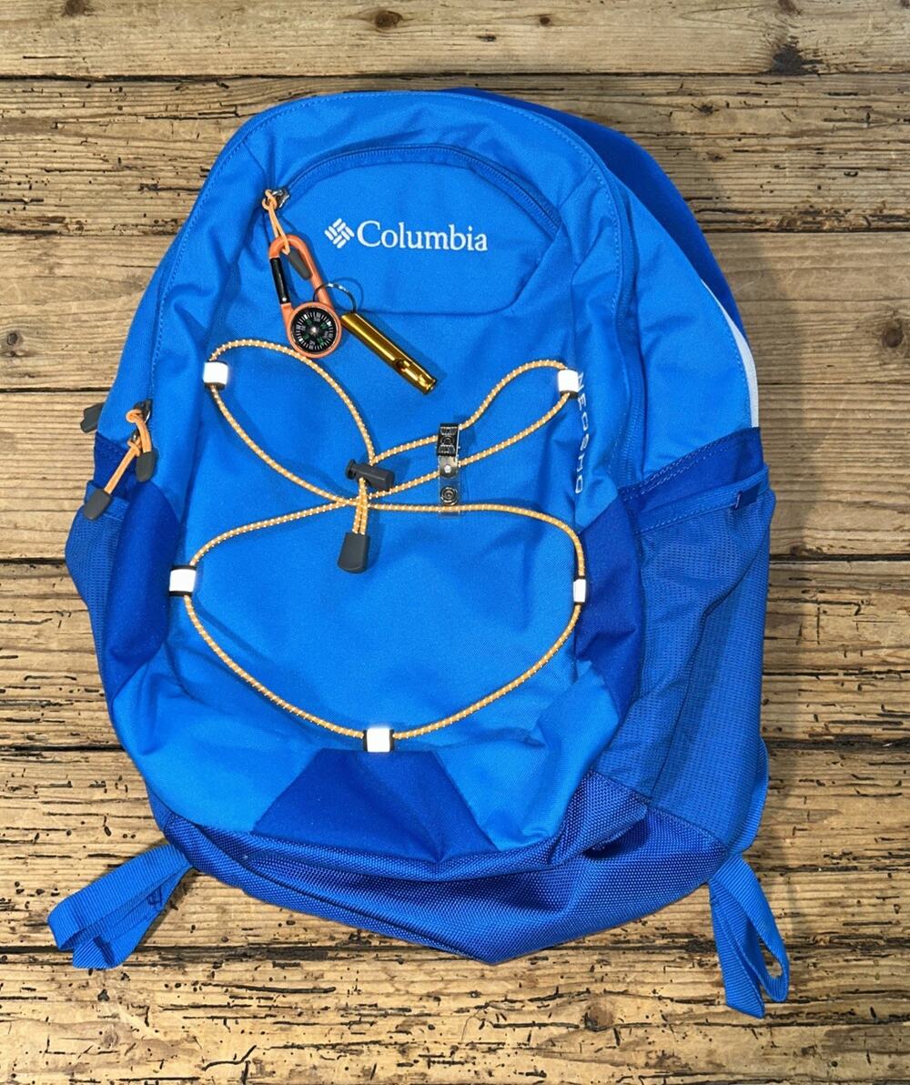 Columbia Blue Neosho Daypack With Accessories NWOT